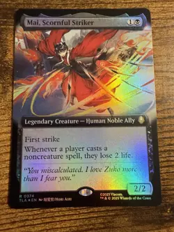 MTG Magic The Gathering Avatar Mai Scornful Striker Extended Art FOIL! - Image 1