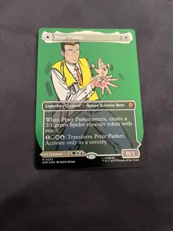 MTG Magic the Gathering Peter Parker (232) Marvel's Spider-Man NM FOIL - Image 1