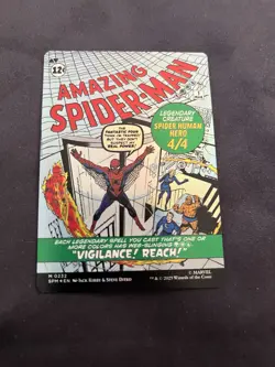 MTG Magic the Gathering Peter Parker (232) Marvel's Spider-Man NM FOIL - Image 2