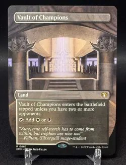 MTG Vault of Champions - Borderless NM-Mint Commander Masters - Image 1