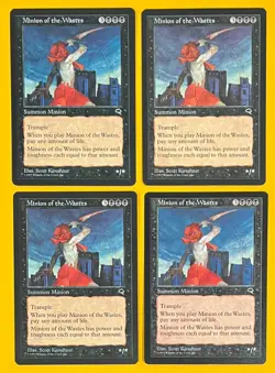 MTG MINION OF THE WASTES (x4) Tempest (OldManMTG 010-749) - Image 1