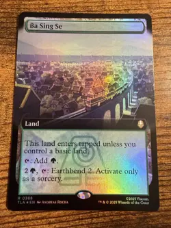 MTG Magic The Gathering Avatar Ba Sing Se Extended Art FOIL! - Image 1