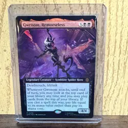 MTG Gwenom, Remorseless (Extended Art) Spider-Man Foil - Image 1