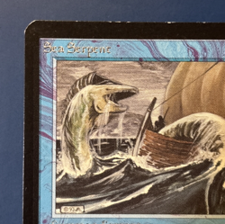 MtG Alpha Edition: Sea Serpent - Image 2