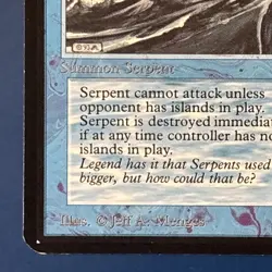 MtG Alpha Edition: Sea Serpent - Image 5