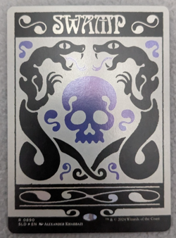 Swamp (0890) (Rainbow Foil) - Secret Lair Drop (SLD) - MagicCon Atlanta 2025 NM! - Image 1