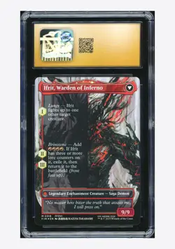 MTG CGC10 Gold Clive, Ifrit’s Dominant Mythic Foil Borderless 2025 #0318 FIN ENG - Image 2