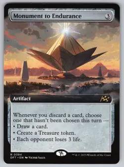 Monument to Endurance R Aetherdrift #237 NM Normal - Image 1