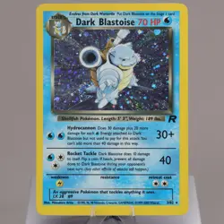 Pokemon TCG - Dark Blastoise 3/82 Team Rocket Holo Rare WOTC 1999 - Image 2