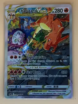 Pokemon Sword & Shield Charizard VSTAR SWSH262 Alternate Art Full Art - Image 1
