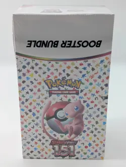 Pokemon TCG 151 MEW EN Booster Bundle Display Case SEALED - Image 1