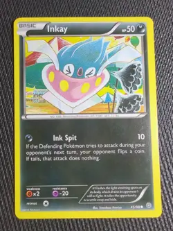 Pokemon TCG Inkay Ancient Origins 45/98 Regular Common - Tomokazu Komiya - Image 1