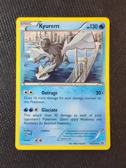 Pokemon TCG Kyurem Legendary Treasures 43/113 Regular Non Holo Rare Mint - Image 1