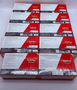 Lot of (10) Pokemon SV Prismatic Evolutions Costco 2-Pack ETB Bundle SEALED - Image 3