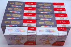 Lot of (10) Pokemon SV Prismatic Evolutions Costco 2-Pack ETB Bundle SEALED - Image 4