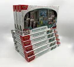 Lot of (8) Pokemon TCG SV 151 Blooming Waters Premium Collection Boxes SEALED - Image 1