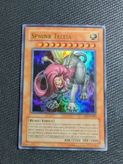 Yu-Gi-Oh! TCG Sphinx Teleia Yu-Gi-Oh! The Movie Promo Exclusive Pack EP1-EN003 . - Image 1