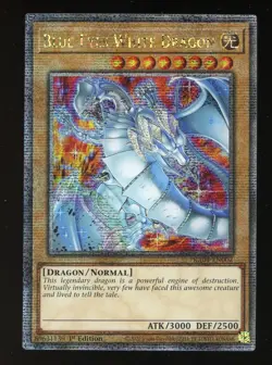 Yu-Gi-Oh! Blue-Eyes White Dragon Quarter Century SR 1st Edition RA04-EN002 - Image 1