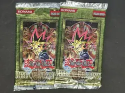 LOT of (2) Yu-Gi-Oh Rise Of Destiny Sealed Booster Packs - Image 1