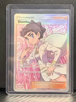 Pokemon Diantha Full Art Holo TCG Card 130/131 Sm-Forbidden Light - Image 1