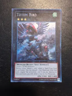 Yu-Gi-Oh! SECRET RARE CARD TOTEM BIRD LTGY-EN086 LP - Image 1