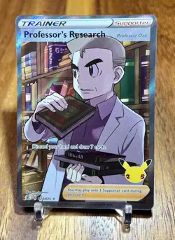 Professor's Research 024/025 Celebrations 25th Anniversary Pokemon Card NM - Image 1