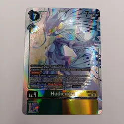 Hudiemon BT23-101 Secret Rare Foil Hackers' Slumber Digimon Card Game English - Image 1