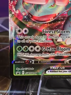 Venusaur VMAX SWSH102 SWSH: Sword & Shield Promo Cards Holo - Image 5
