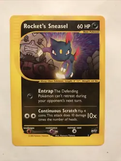 Pokemon TCG Best of Promos Rocket’s Sneasel # 5 Promo Card - Image 1