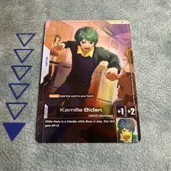 Kamille Bidan GD02-097 R+ Gundam Card Game GD02 Dual Impact English NM - Image 2