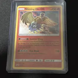 Pokemon TCG Shining Ho-Oh SM Black Star Promo Card SM70 Holo - Image 1