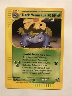 Dark Venusaur Best Promo 7 - Near Mint - Pokemon Trading Card Game - Image 1