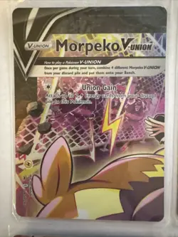 Pokemon TCG Morpeko V-Union 4 Card Set SWSH215, SWSH216, SWSH217, SWSH218 JD - Image 2