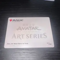 MTG Magic The Gathering Avatar Art Series Card 11/54 Zhao the Moon Slayer - Image 2