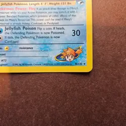 Misty's Tentacruel 10/132 Pokemon Gym Heroes Holo Rare Card - LP - Image 5