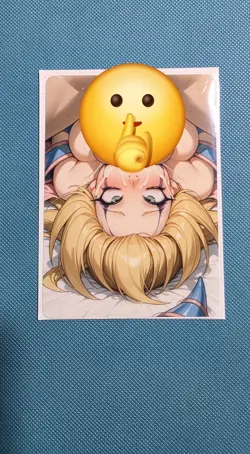 Spicy Waifu Glow Card - Dark Magician- Goddess ACG Custom DIY Fan Art Card NSFW - Image 1