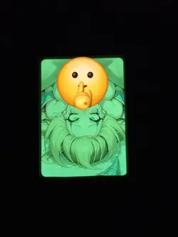 Spicy Waifu Glow Card - Dark Magician- Goddess ACG Custom DIY Fan Art Card NSFW - Image 2
