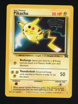 Pokemon TCG PTCG Card - Pikachu WB Stamped Movie Promo WOTC Promo Stamped - Image 1