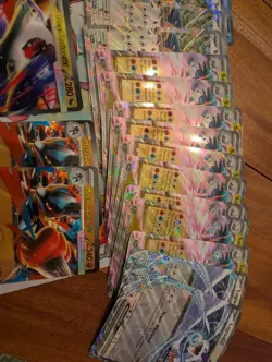 Pokemon Lot Of 32 Jumbo Cards NM Charizard Latias Lucario Snorlax Greninja - Image 5