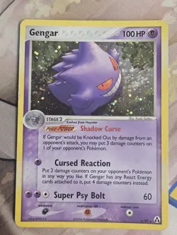 Gengar - 5/92 - Pokemon Legend Maker Holo Card MP With Crease See pics - Image 1
