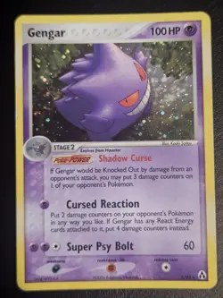 Gengar - 5/92 - Pokemon Legend Maker Holo Card MP With Crease See pics - Image 2