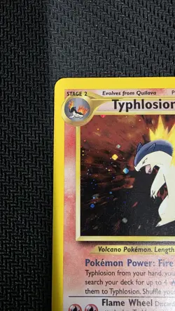 Typhlosion 18/111 Neo Genesis Holo LP - WOTC - Vintage - Pokemon Card Swirl - Image 2