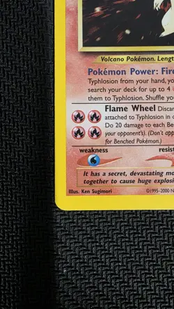 Typhlosion 18/111 Neo Genesis Holo LP - WOTC - Vintage - Pokemon Card Swirl - Image 5