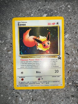 Pokemon TCG Cards Eevee 11 WOTC Black Star Promo Holo NM - Image 4
