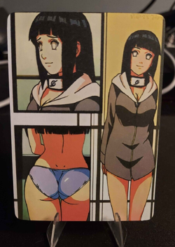 Hinata Hyuga Full Art Goddess Story Naruto Anime Waifu Trading Card - Image 1