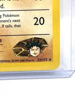 Brock's Sandslash - 23/132 - Pokemon Gym Heroes 1st Edition Rare Card WOTC LP - Image 2