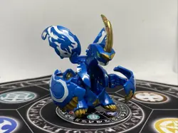 Bakugan BakuTech Pyrus Rise Dragaon Blue & card MG Japan Import Rare - Image 1