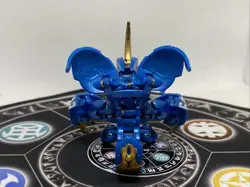 Bakugan BakuTech Pyrus Rise Dragaon Blue & card MG Japan Import Rare - Image 3