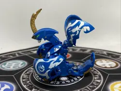 Bakugan BakuTech Pyrus Rise Dragaon Blue & card MG Japan Import Rare - Image 4