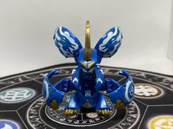 Bakugan BakuTech Pyrus Rise Dragaon Blue & card MG Japan Import Rare - Image 5